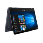 ASUS VivoBook Flip 4 Hybrid (2-in-1) 35.6 cm (14") Touchscreen Full HD Intel® Core™ i5-8250U 8 GB DDR4-SDRAM 256 GB SSD Windows 11 Pro: